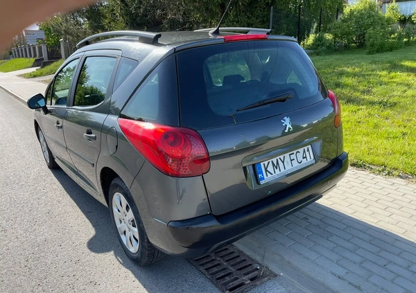 Peugeot 207 cena 10800 przebieg: 166800, rok produkcji 2008 z Dobczyce małe 232